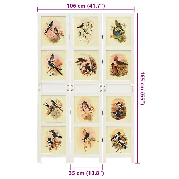 Panou Romdivider Alb 106 x 165 cm MDF - WALTI WALTI