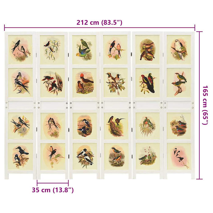 Panou Romdivider Alb 212 x 165 cm MDF - WALTI WALTI