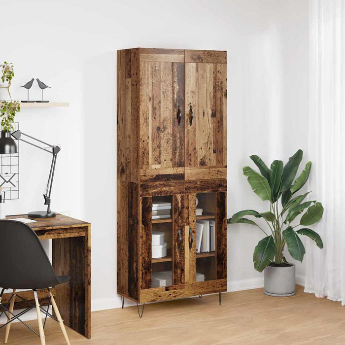 Bufet Lemn Vechi 69,5 x 34 x 180 cm Lemn compozit - WALTI WALTI