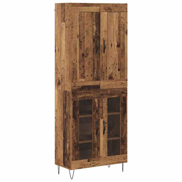 Bufet Lemn Vechi 69,5 x 34 x 180 cm Lemn compozit - WALTI WALTI