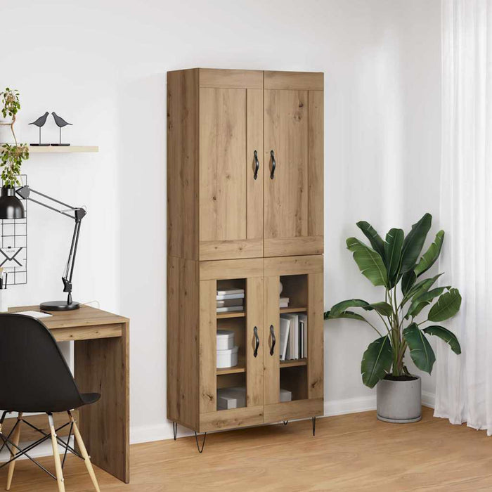 Bufet Stejar Artizanal 69,5 x 34 x 180 cm Lemn compozit - WALTI WALTI
