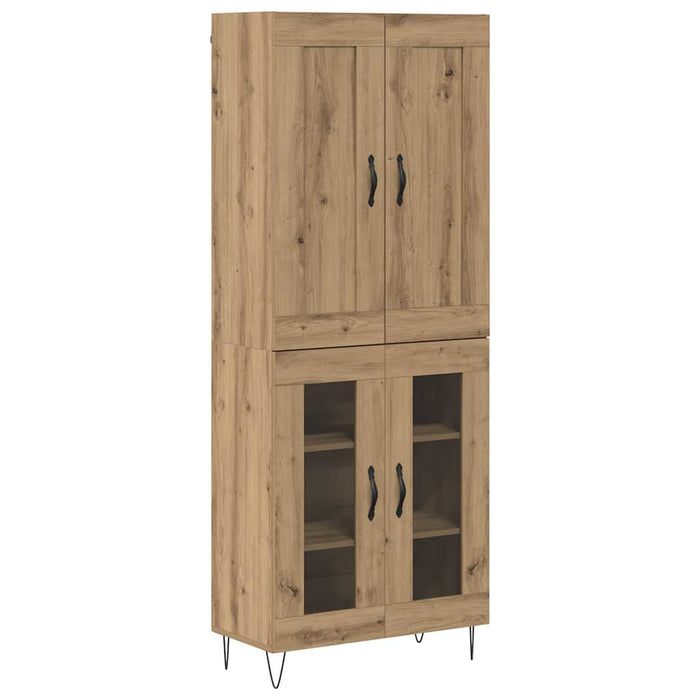 Bufet Stejar Artizanal 69,5 x 34 x 180 cm Lemn compozit - WALTI WALTI