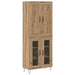Bufet Stejar Artizanal 69,5 x 34 x 180 cm Lemn compozit - WALTI WALTI