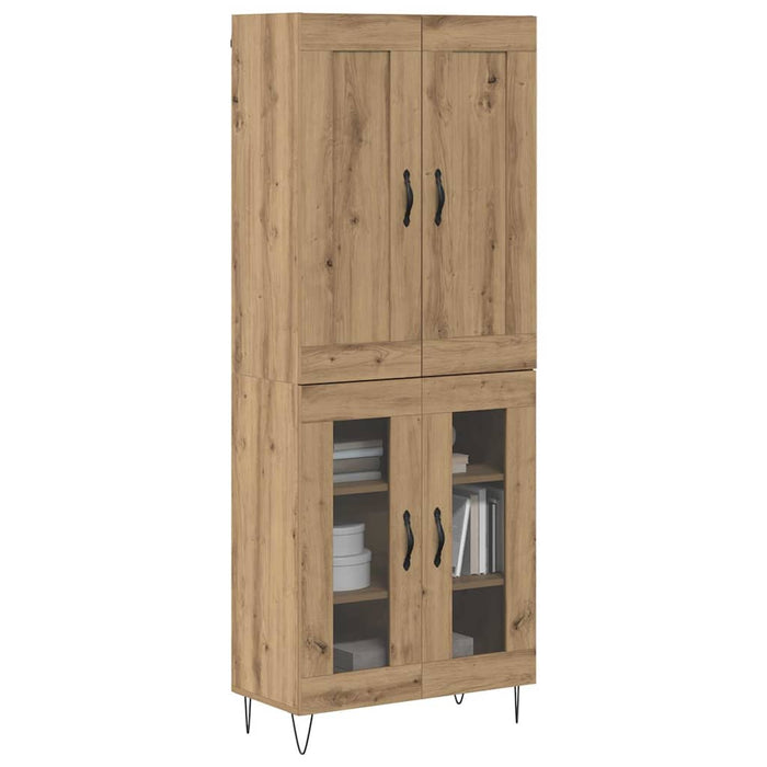 Bufet Stejar Artizanal 69,5 x 34 x 180 cm Lemn compozit - WALTI WALTI