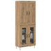 Bufet Stejar Artizanal 69,5 x 34 x 180 cm Lemn compozit - WALTI WALTI
