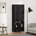 Bufet Stejar Negru 69,5 x 34 x 180 cm Lemn compozit - WALTI WALTI