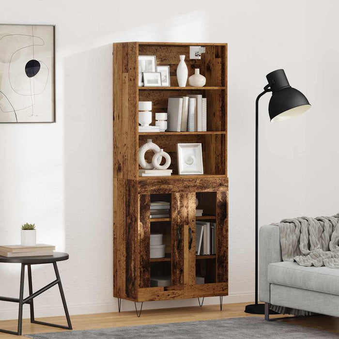 Bufet Lemn vechi 69,5 x 34 x 180 cm Lemn compozit - WALTI WALTI