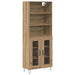 Bufet Stejar Artizanal 69,5 x 34 x 180 cm Lemn compozit - WALTI WALTI