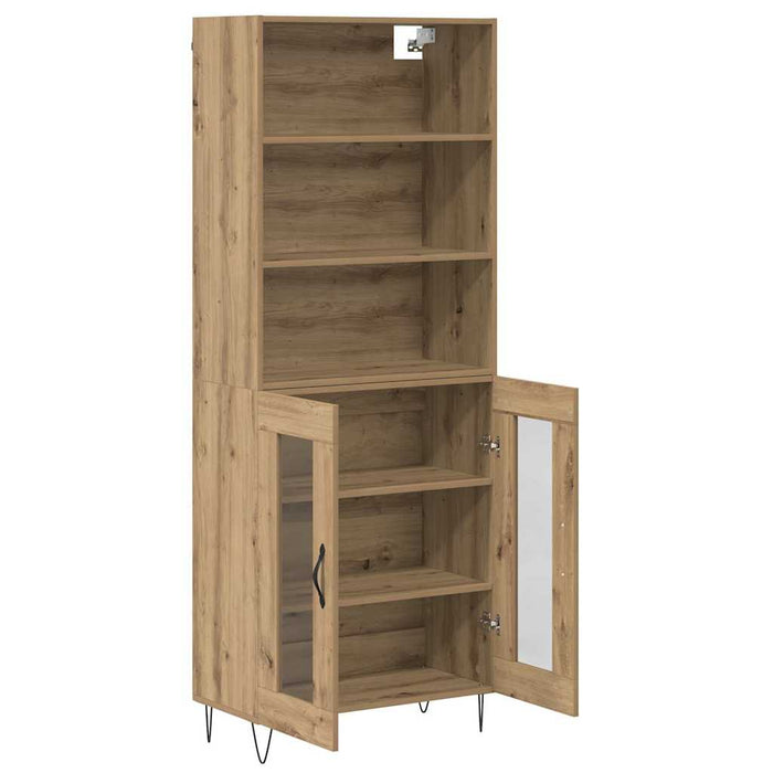 Bufet Stejar Artizanal 69,5 x 34 x 180 cm Lemn compozit - WALTI WALTI