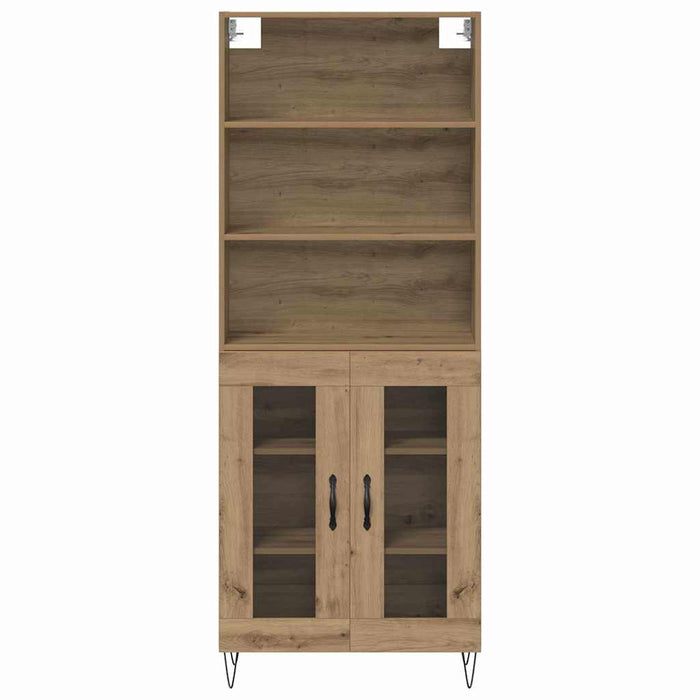 Bufet Stejar Artizanal 69,5 x 34 x 180 cm Lemn compozit - WALTI WALTI