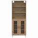 Bufet Stejar Artizanal 69,5 x 34 x 180 cm Lemn compozit - WALTI WALTI