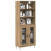Bufet Stejar Artizanal 69,5 x 34 x 180 cm Lemn compozit - WALTI WALTI