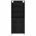 Bufet Stejar Negru 69,5 x 34 x 180 cm Lemn compozit - WALTI WALTI