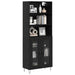 Bufet Stejar Negru 69,5 x 34 x 180 cm Lemn compozit - WALTI WALTI