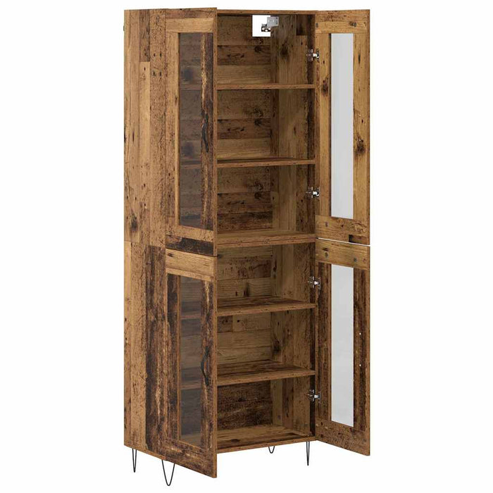 Bufet Lemn Vechi 69,5 x 34 x 180 cm Lemn compozit - WALTI WALTI