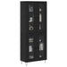 Bufet Stejar Negru 69,5 x 34 x 180 cm Lemn compozit - WALTI WALTI