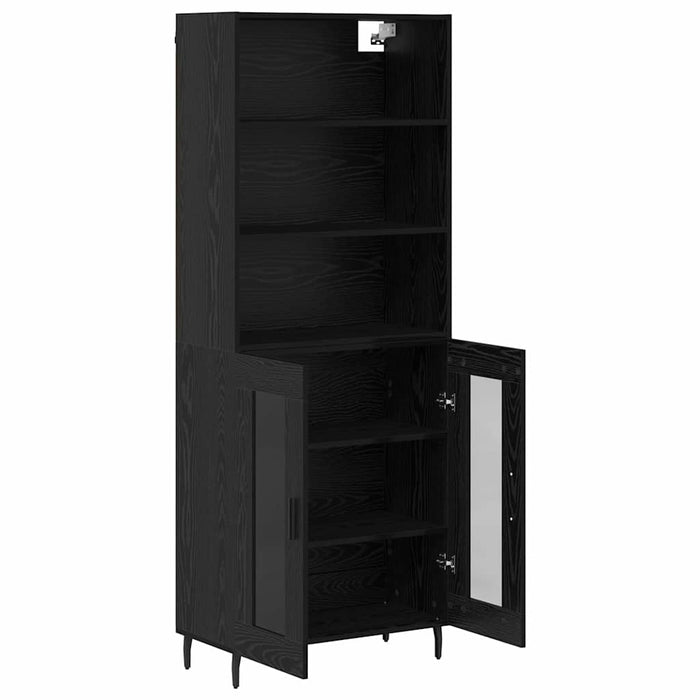 Bufet Stejar Negru 69,5 x 34 x 180 cm - WALTI WALTI