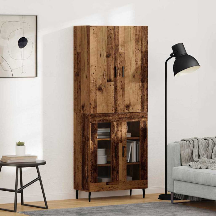 Bufet Pe perete Lemn vechi 69,5 x 34 x 180 cm Lemn compozit - WALTI WALTI