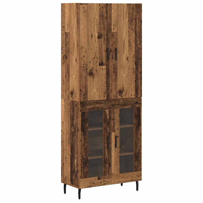 Bufet Pe perete Lemn vechi 69,5 x 34 x 180 cm Lemn compozit - WALTI WALTI