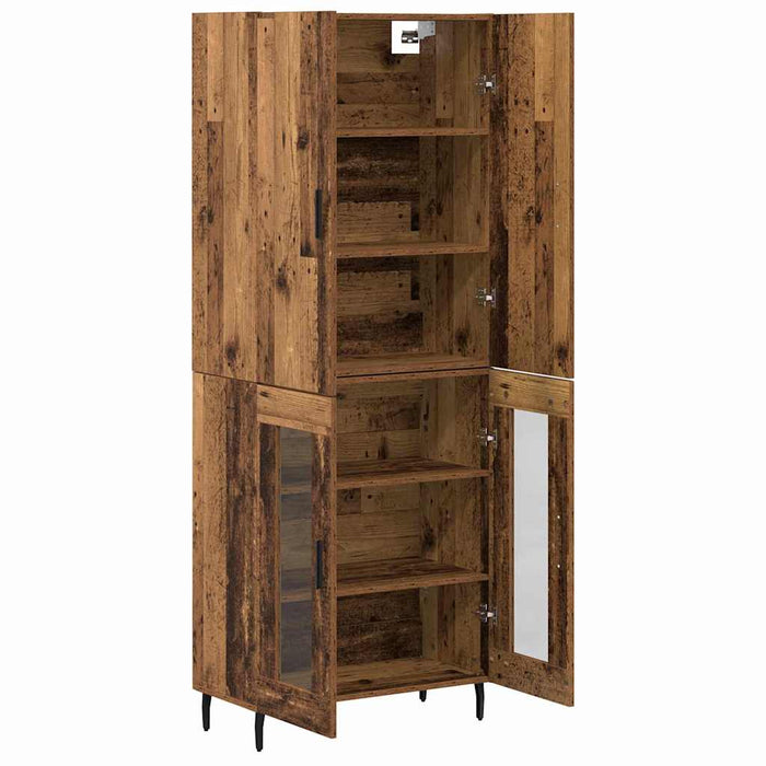 Bufet Pe perete Lemn vechi 69,5 x 34 x 180 cm Lemn compozit - WALTI WALTI