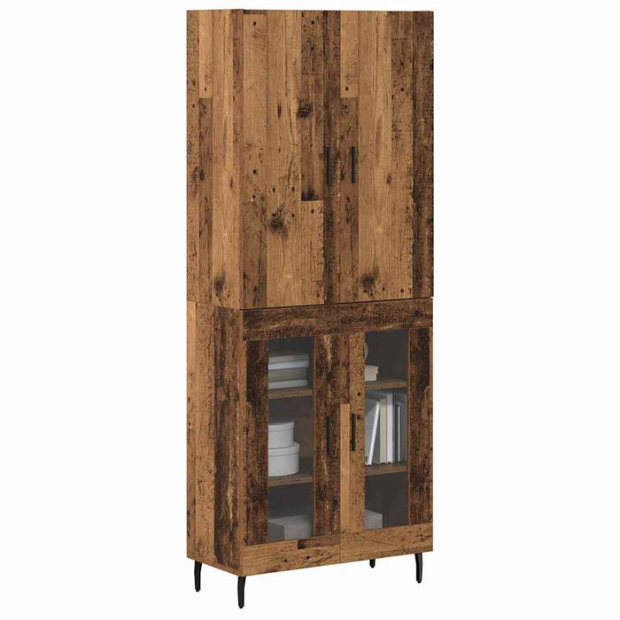 Bufet Pe perete Lemn vechi 69,5 x 34 x 180 cm Lemn compozit - WALTI WALTI