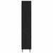 Bufet 2 pcs Stejar Negru Lemn Stratificat și Sticlă - WALTI WALTI