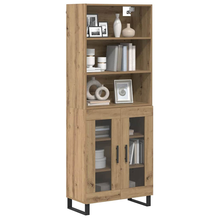 Bufet 2 pcs Stejar Artizanal Lemn compozit - WALTI WALTI