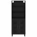 Bufet 2 pcs Stejar Negru Lemn compozit - WALTI WALTI