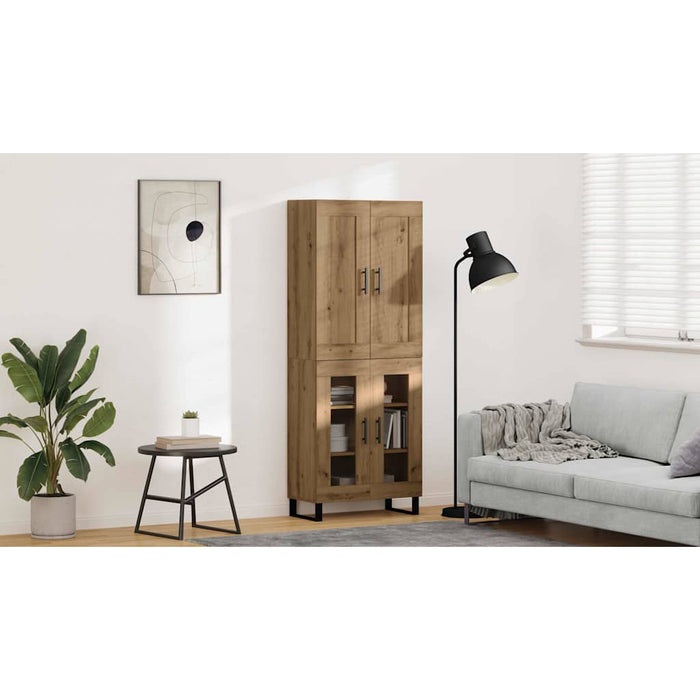 Bufet Stejar Artizanal 69,5 x 34 x 180 cm Lemn compozit - WALTI WALTI