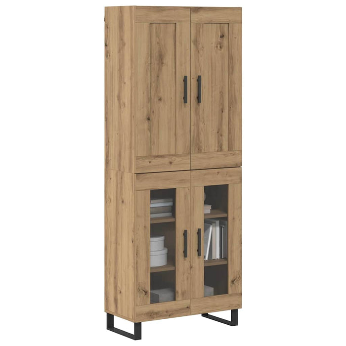 Bufet Stejar Artizanal 69,5 x 34 x 180 cm Lemn compozit - WALTI WALTI