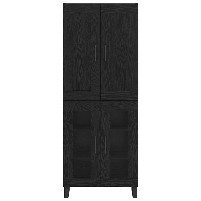 Bufet Stejar Negru 69,5 x 34 x 180 cm Lemn compozit - WALTI WALTI