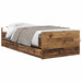 Cadru de pat Lemn Vechi 100 x 200 cm Lemn de pin masiv - WALTI WALTI