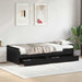 Cadru de pat Stejar Negru 100 x 200 cm Lemn de pin masiv - WALTI WALTI