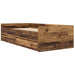 Cadru de pat cu sertar Lemn Vechi 90 x 200 cm Lemn de pin masiv - WALTI WALTI