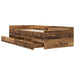 Cadru de pat cu sertar Lemn Vechi 90 x 200 cm Lemn de pin masiv - WALTI WALTI