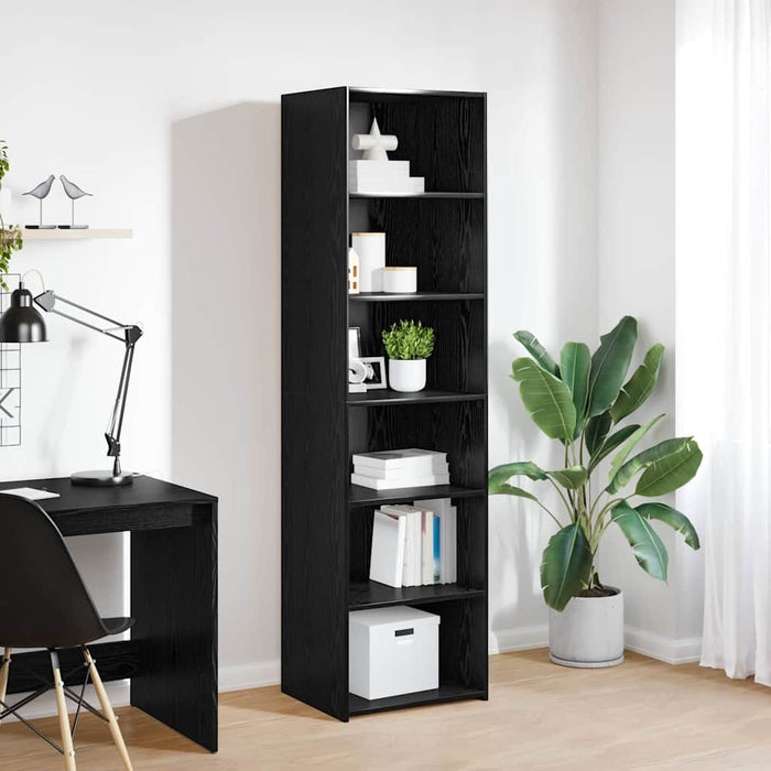 Dulap Stejar Negru 50 x 41 x 185 cm Lemn compozit - WALTI WALTI