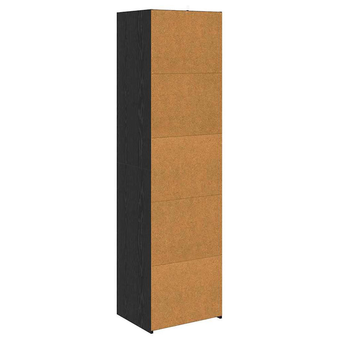 Dulap Stejar Negru 50 x 41 x 185 cm Lemn compozit - WALTI WALTI