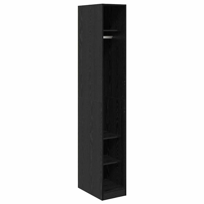 Dulap cu raft Stejar Negru 50 x 30 x 200 cm Lemn compozit - WALTI WALTI