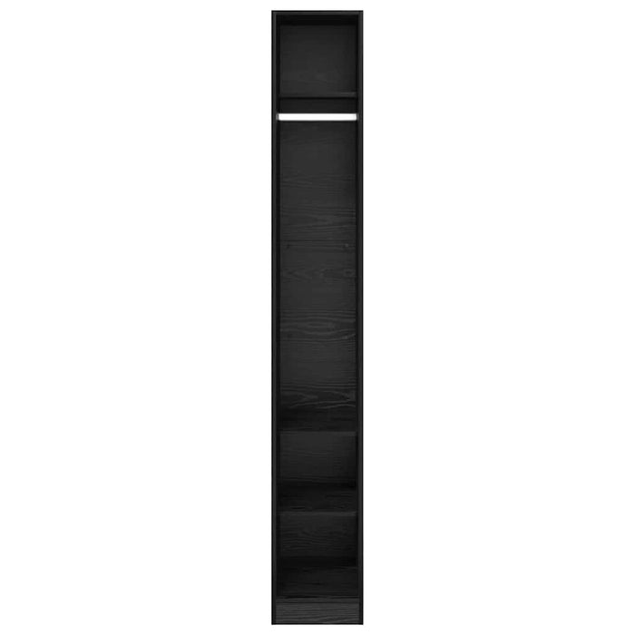 Dulap cu raft Stejar Negru 50 x 30 x 200 cm Lemn compozit - WALTI WALTI