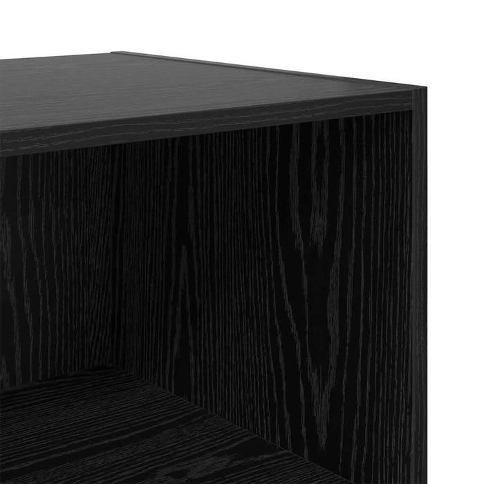Dulap cu raft Stejar Negru 100 x 50 x 200 cm Lemn compozit - WALTI WALTI