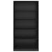 Dulap cu raft Stejar Negru 100 x 50 x 200 cm Lemn compozit - WALTI WALTI