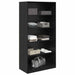 Dulap cu raft Stejar Negru 100 x 50 x 200 cm Lemn compozit - WALTI WALTI
