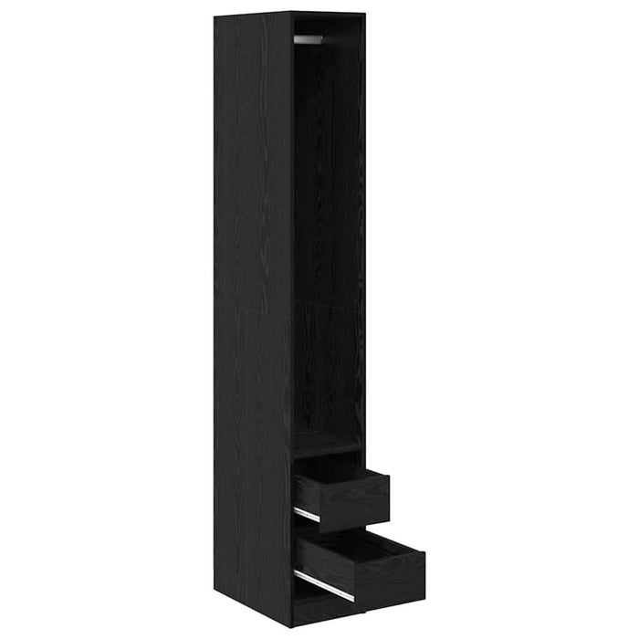 Dulap cu sertar Stejar Negru 50 x 30 x 200 cm Lemn compozit - WALTI WALTI