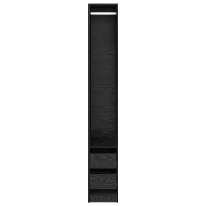 Dulap cu sertar Stejar Negru 50 x 30 x 200 cm Lemn compozit - WALTI WALTI