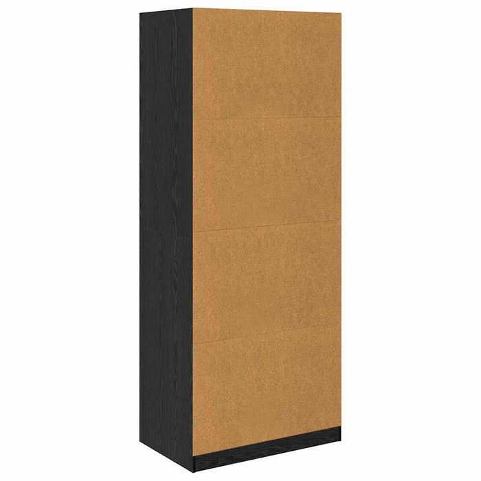 Dulap cu sertar Stejar Negru 80 x 50 x 200 cm Lemn compozit - WALTI WALTI