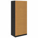 Dulap cu sertar Stejar Negru 80 x 50 x 200 cm Lemn compozit - WALTI WALTI