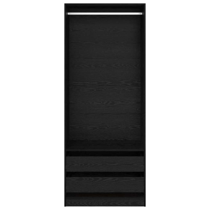 Dulap cu sertar Stejar Negru 80 x 50 x 200 cm Lemn compozit - WALTI WALTI