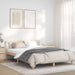 Cadru de pat natural 152 x 203 cm Lemn de pin masiv - WALTI WALTI