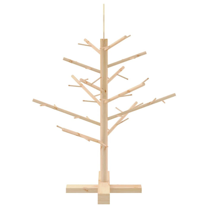 Brad de Crăciun din lemn natural 75 cm Lemn masiv de pin WALTI