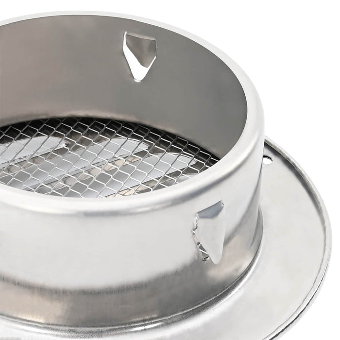 Capace de ventilație pentru aer 4 pcs Argintiu 80 mm - WALTI WALTI